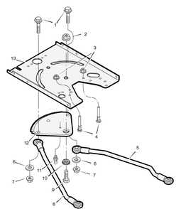 Sector Gear Diagram and Parts List for 461000X8A 2003 Briggs and Stratton Lawn Tractor